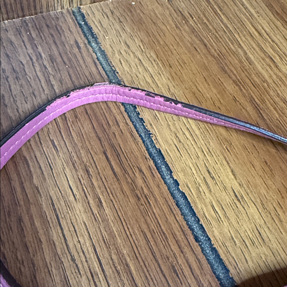 Coach Legacy Signature Pink and Tan Wristlet - Picture 2 of 6